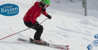 Skifahren in Bayern in einem der vielen Skigebiete