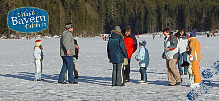 Eislaufen im Winter